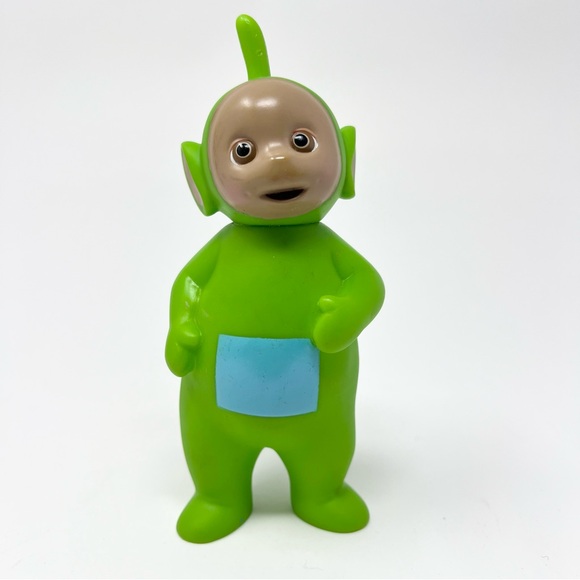 Vintage Hasbro Teletubbies Dipsy Vinyl Figurine 1998 Green Character - Picture 1 of 5